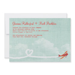 Love Is In The Air Invitation zazzle_invitation