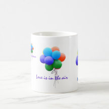 LOVE IS IN THE AIR  MUG