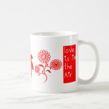 love is in the air mugs