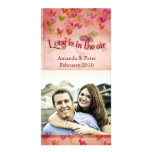 Love is in the air photo template picture card