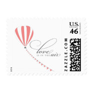 Love is in the air postage stamp