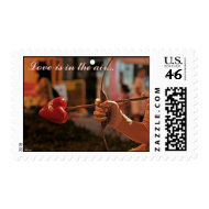 Love is in the air stamp