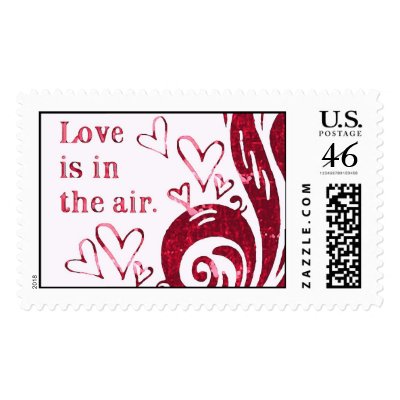 Love is in the air. postage