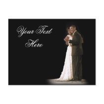 Love is in the Air, The First Couple Dancing postcards by beverlytazangel Love is in the Air, The First Couple Dancing postcards