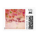 Love is in the air USPS Love stamp stamp