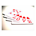 Love is in the Cards print