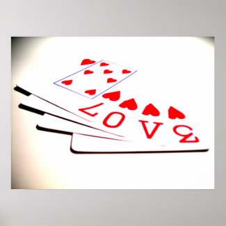 Love is in the Cards print