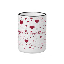 Love is into the air cup coffee mugs