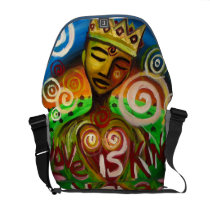 Love Is King Handmade Rickshaw Messenger Bag messenger bags