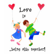 'Love is...' Ladies' T-shirt shirt