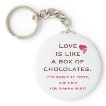 Love is Like a Box of Chocolates Key Chains