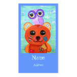 Love Is Like A Handmade Teddy Bear Business Card Templates