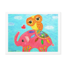 Love Is Like An Elephant postcards by udonchow Love Is Like An Elephant postcards