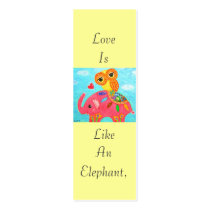 Love Is Like An Elephant business cards
