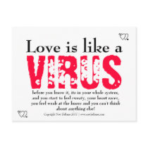 Love is like postcards
