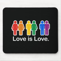 LOVE IS LOVE BASIC MOUSEPADS