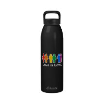 LOVE IS LOVE BASIC WATER BOTTLES