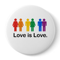 Love is Love buttons