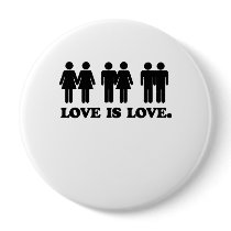 Love is Love buttons
