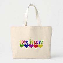 Love is Love Canvas Bags