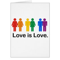 Love is Love Greeting Cards