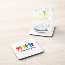 Love is Love. Coasters