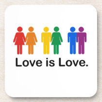 Love is Love. Coasters