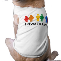 Love is Love Dog T-shirt