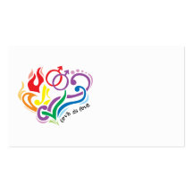 Love Is Love: Gay Business Card Templates