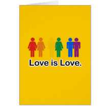 Love is Love. Greeting Card