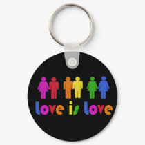 Love is Love keychains