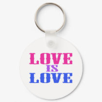 Love Is Love keychains