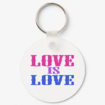 Love Is Love keychains