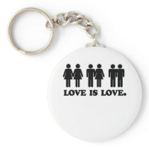 LOVE IS LOVE KEY CHAINS