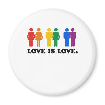 Love is Love magnets