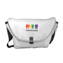 Love is Love. Courier Bags