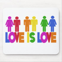 Love is Love mousepads by EllesPlanet Love is Love mousepads