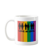 LOVE IS LOVE COFFEE MUG