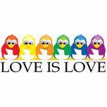 Love Is Love: Penguins Cut Outs
