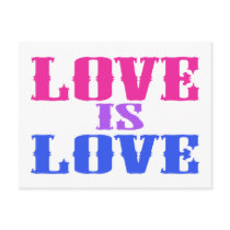 Love Is Love postcards