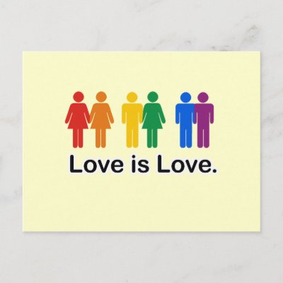 Love is Love Post Card