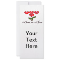 Love is Love Rack Card
