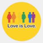 Love is Love. Round Stickers