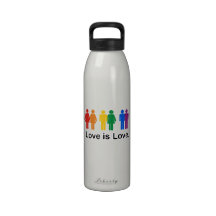 Love is Love. Reusable Water Bottles