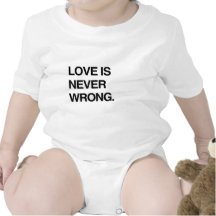 LOVE IS NEVER WRONG BODYSUIT