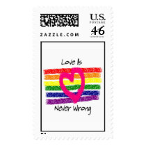 "Love Is Never Wrong" Stamp