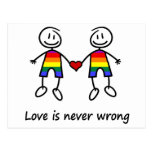 Love is Never Wrong Postcard