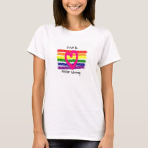 Love Is Never Wrong t-shirts by kokobaby Love Is Never Wrong t-shirts
