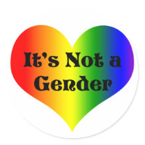 Love is Not a Gender stickers by itsokinla Love is Not a Gender stickers