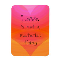 love is not rectangle magnets